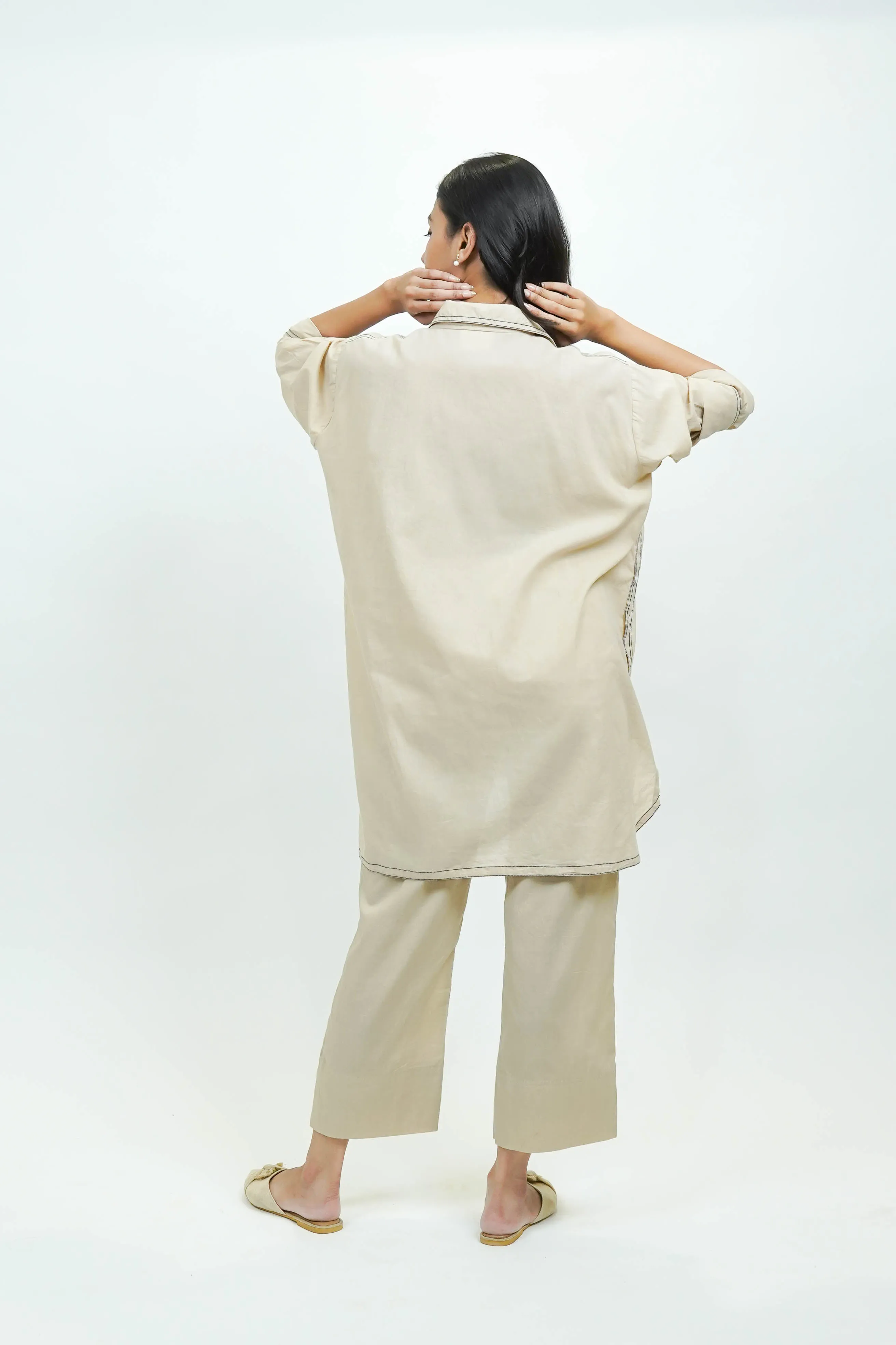S0026 - Ivory Cotton Pants