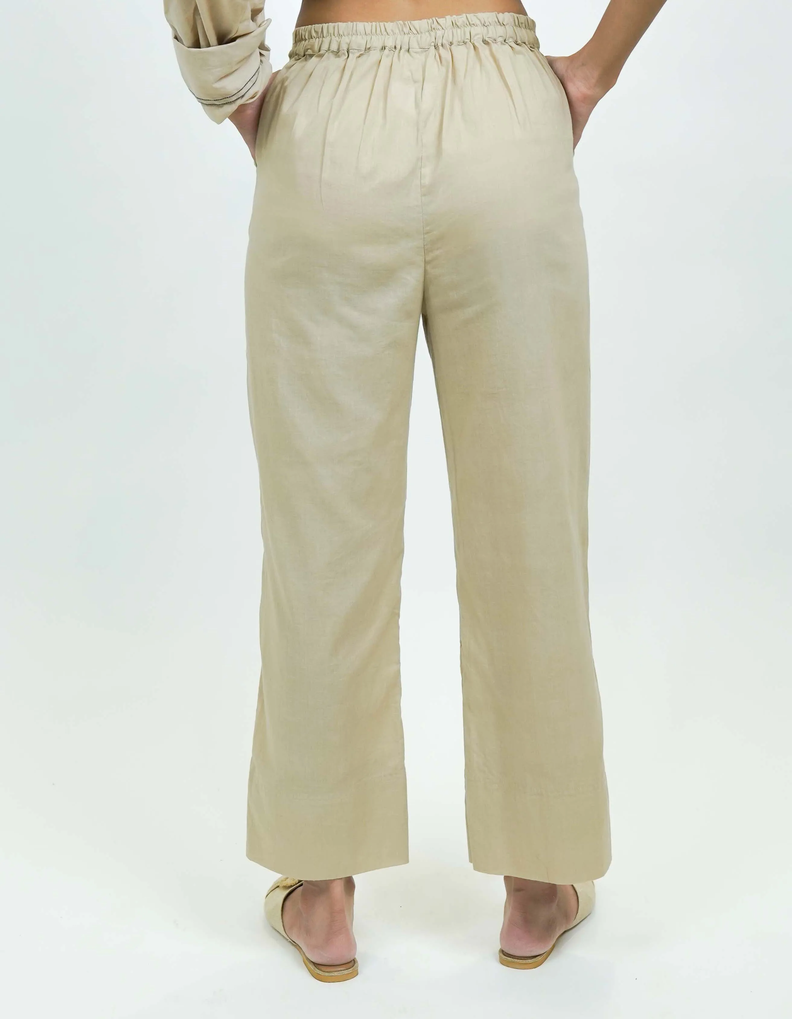 S0026 - Ivory Cotton Pants