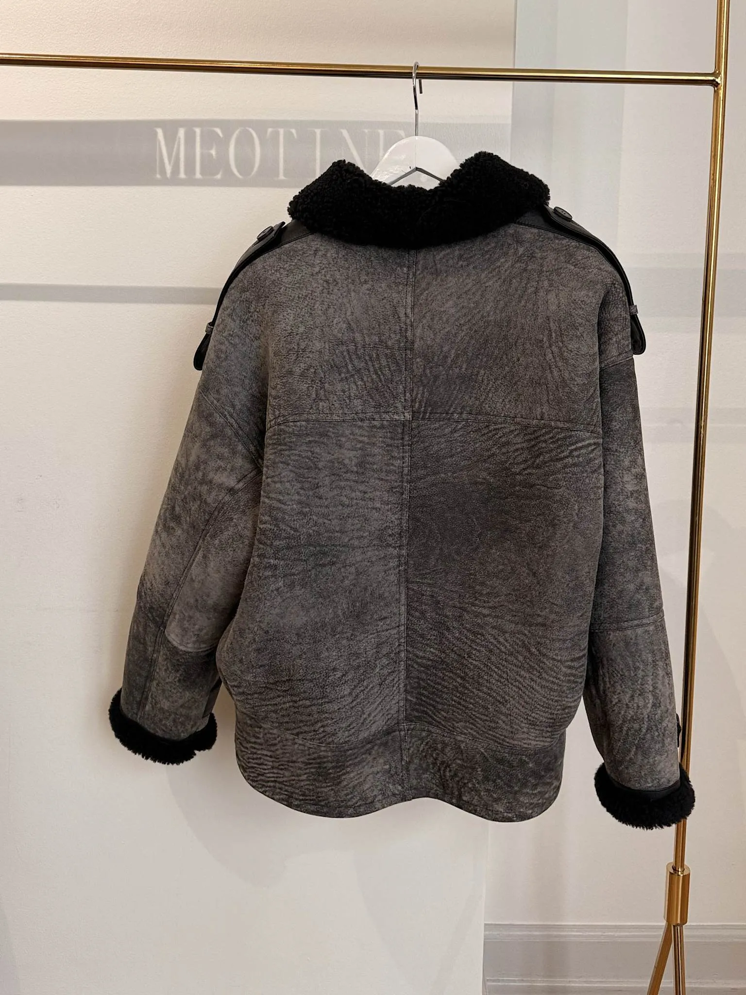 SAMPLE 3 - ZOE JACKET BLACK/GREY