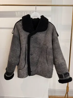 SAMPLE 3 - ZOE JACKET BLACK/GREY