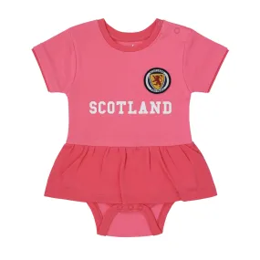Scotland Football Baby Grow With Skirt