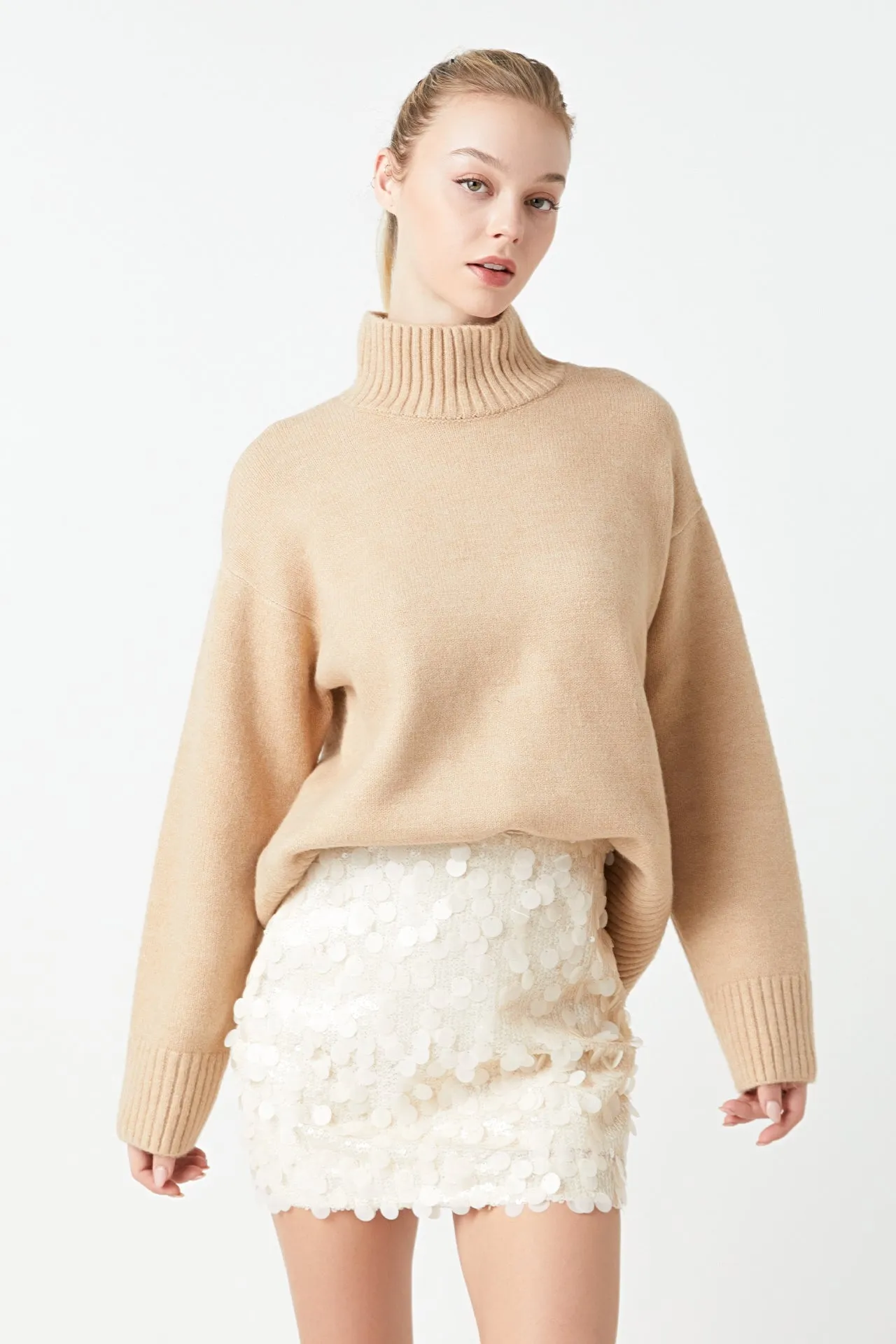 Sequin Mini Skirt