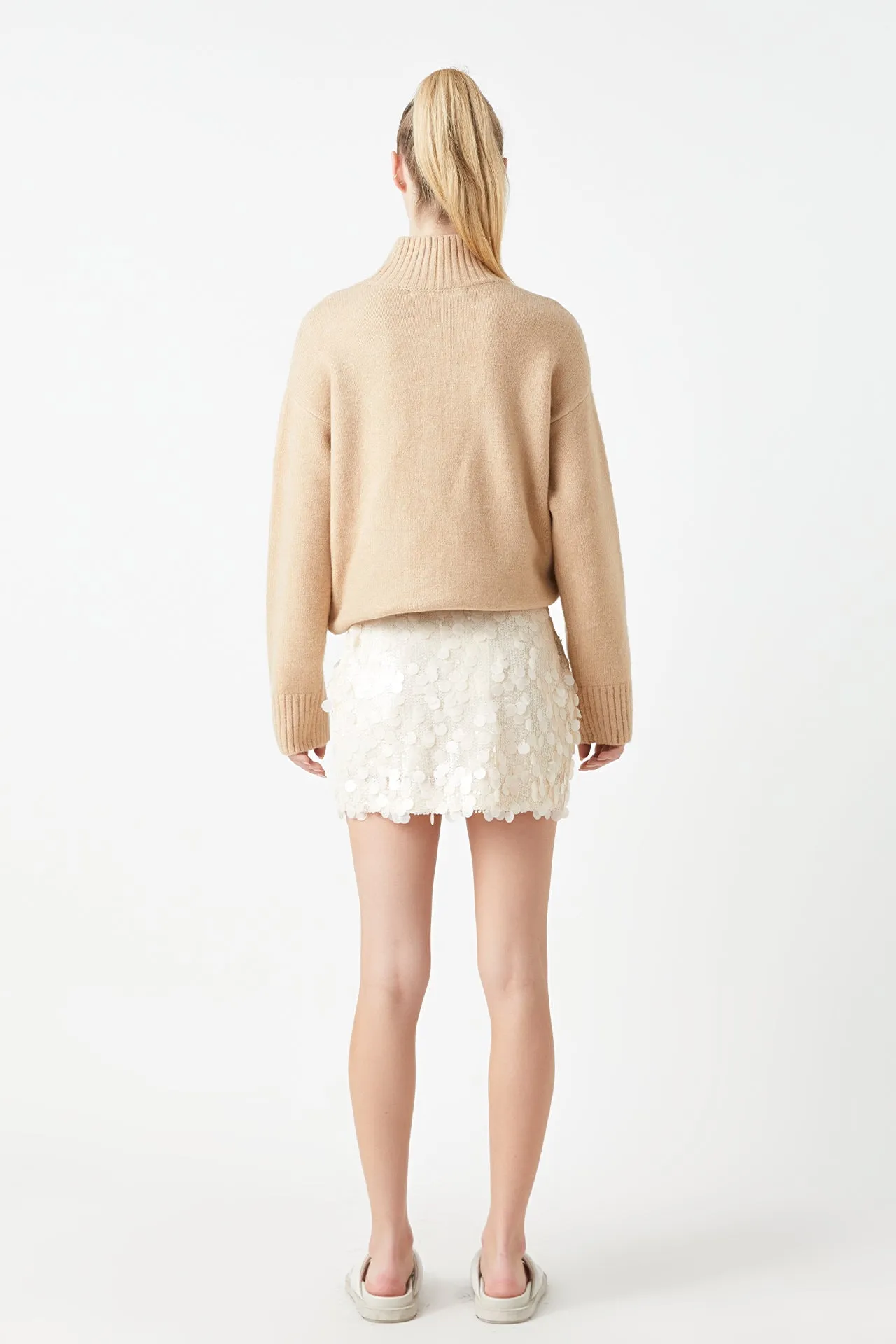 Sequin Mini Skirt