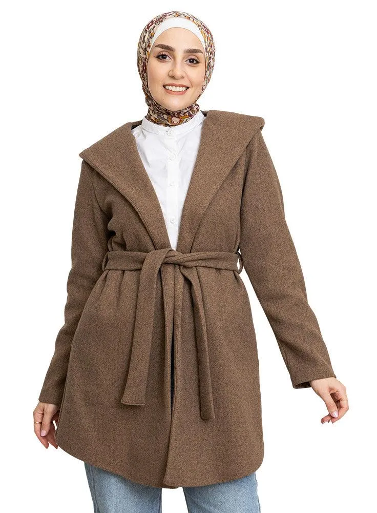 Sh-Brown Feather Jacket