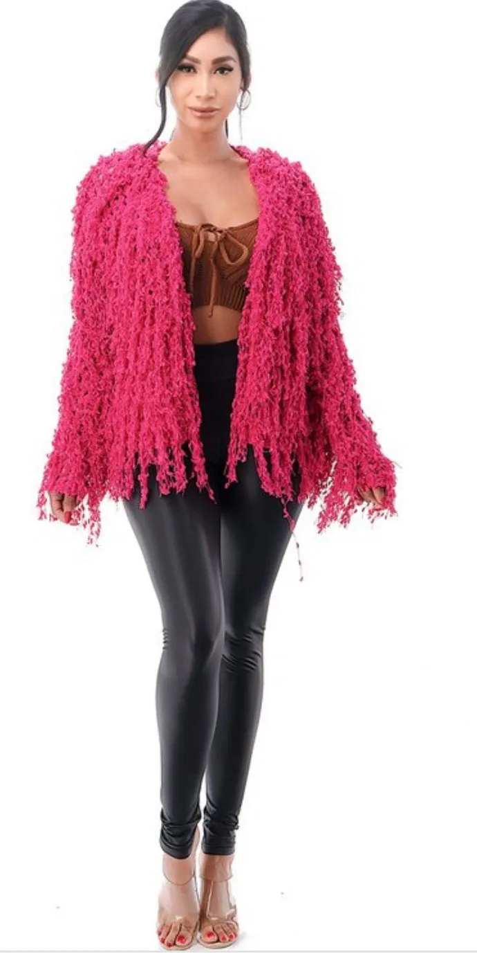 Shaggy Fringe Jacket