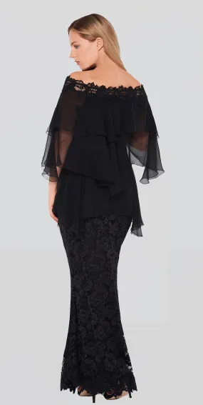 Silk Plisse' Layered Blouse