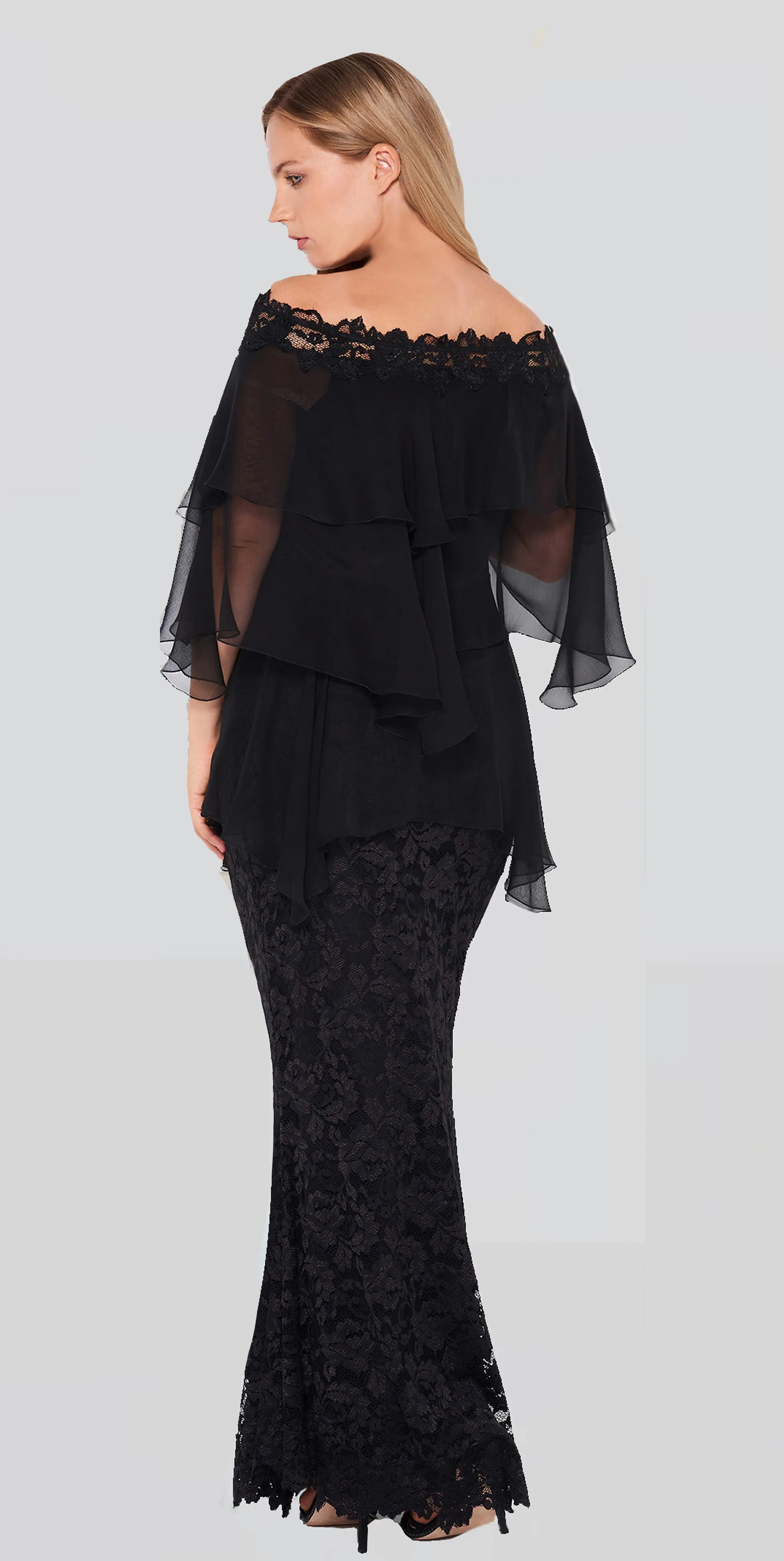 Silk Plisse' Layered Blouse
