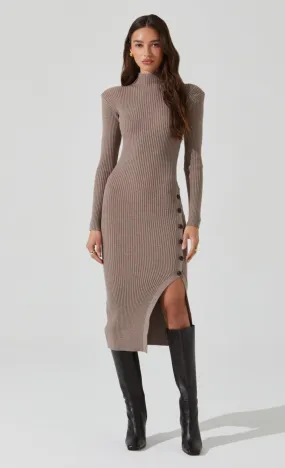Soryn Sweater Dress Taupe