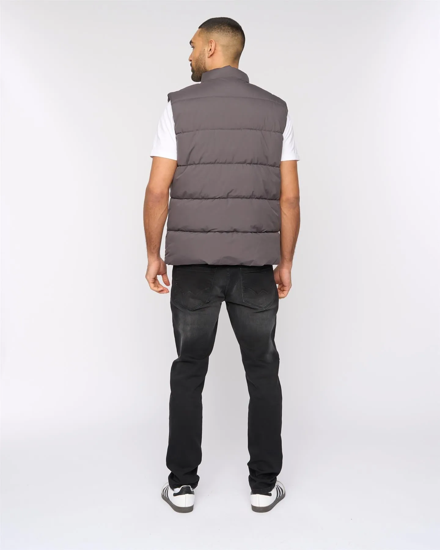 Stanten Puffer Gilet Dark Grey