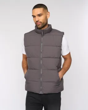 Stanten Puffer Gilet Dark Grey