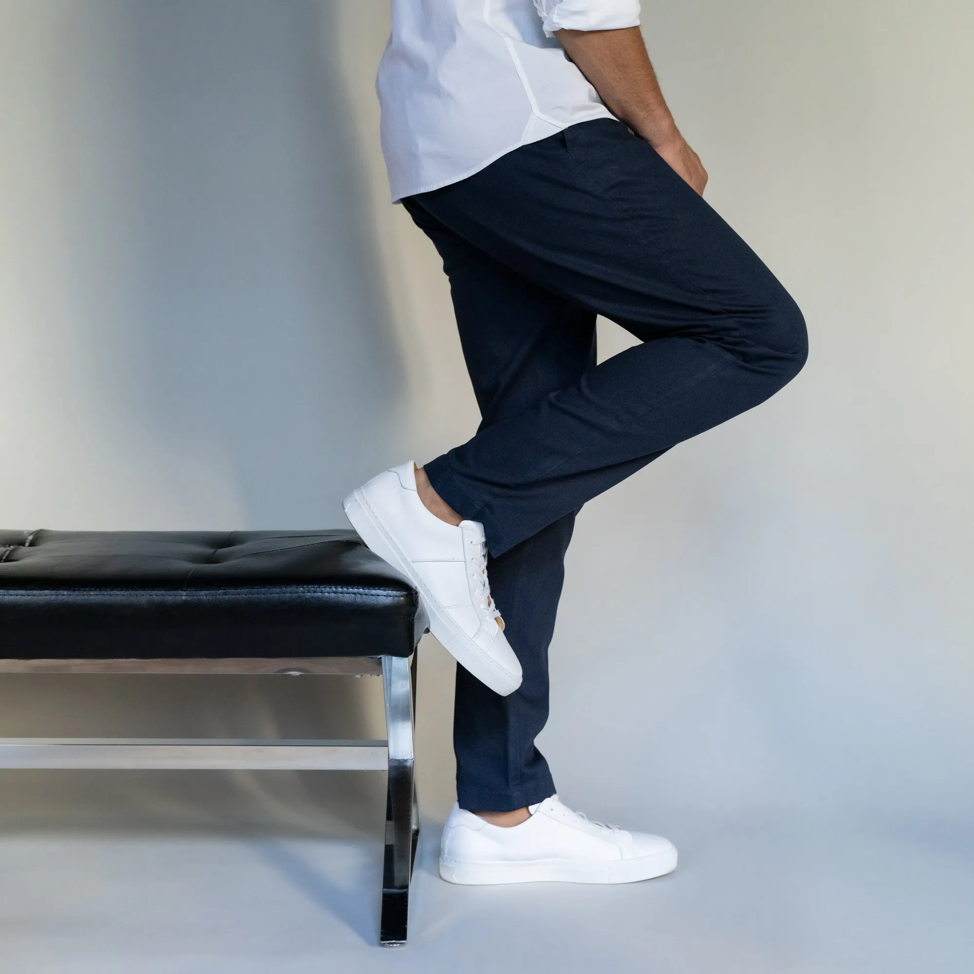 Stretch Chinos Standard Fit - Navy