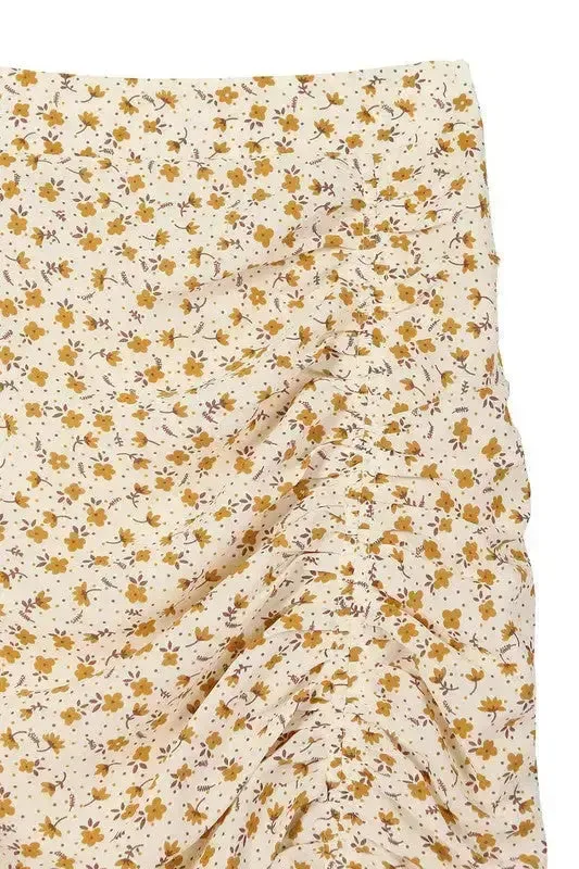 Stylish Ruched Dressy Skirt for Flattering Fit