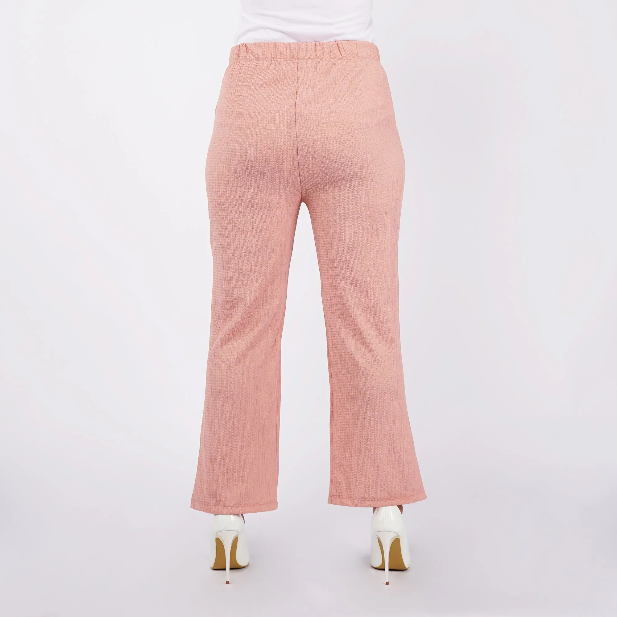 Stylistic Mr. Lee Ladies Basic Non-Denim Flared Pants 145273-U (Pink)
