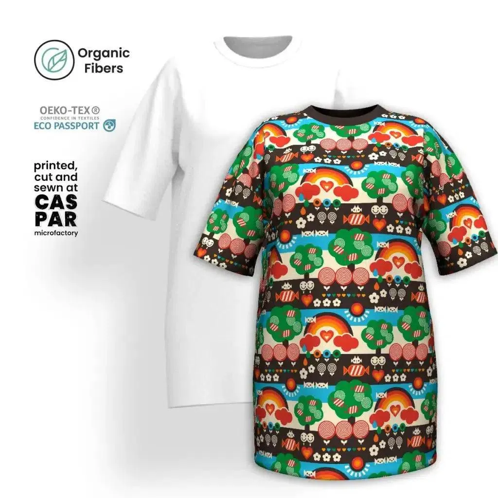SWEET DAYS - T-shirt dress (organic cotton)