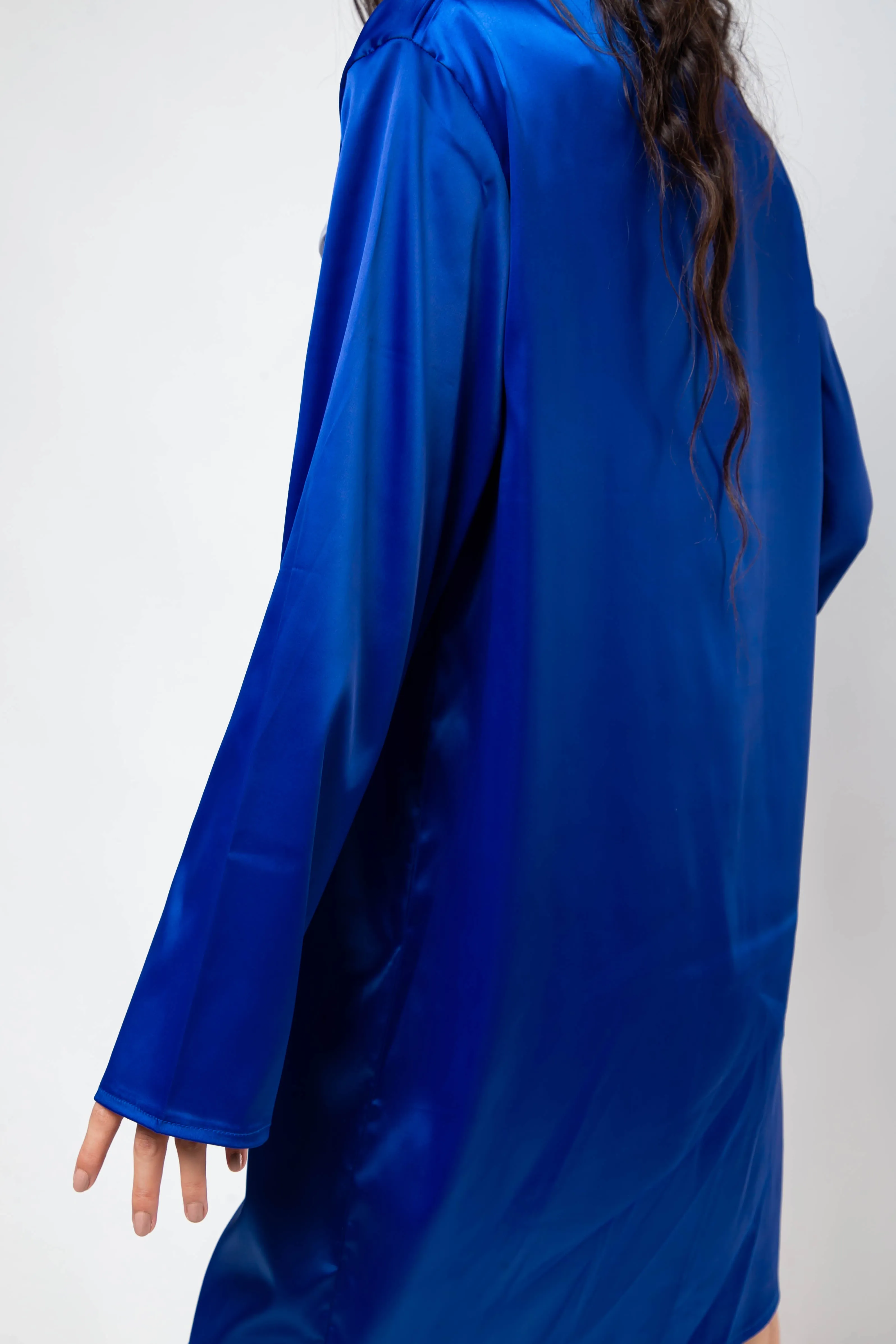 The Galaxy Shirt Dress - Blue