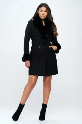 THE GLORIA FAUX FUR COAT