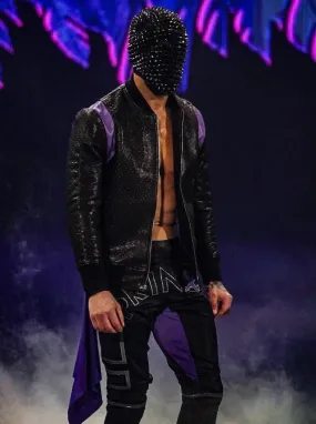 The Judgement Day Finn Balor Black Casual Leather Jacket | WWE Men Leather Jacket