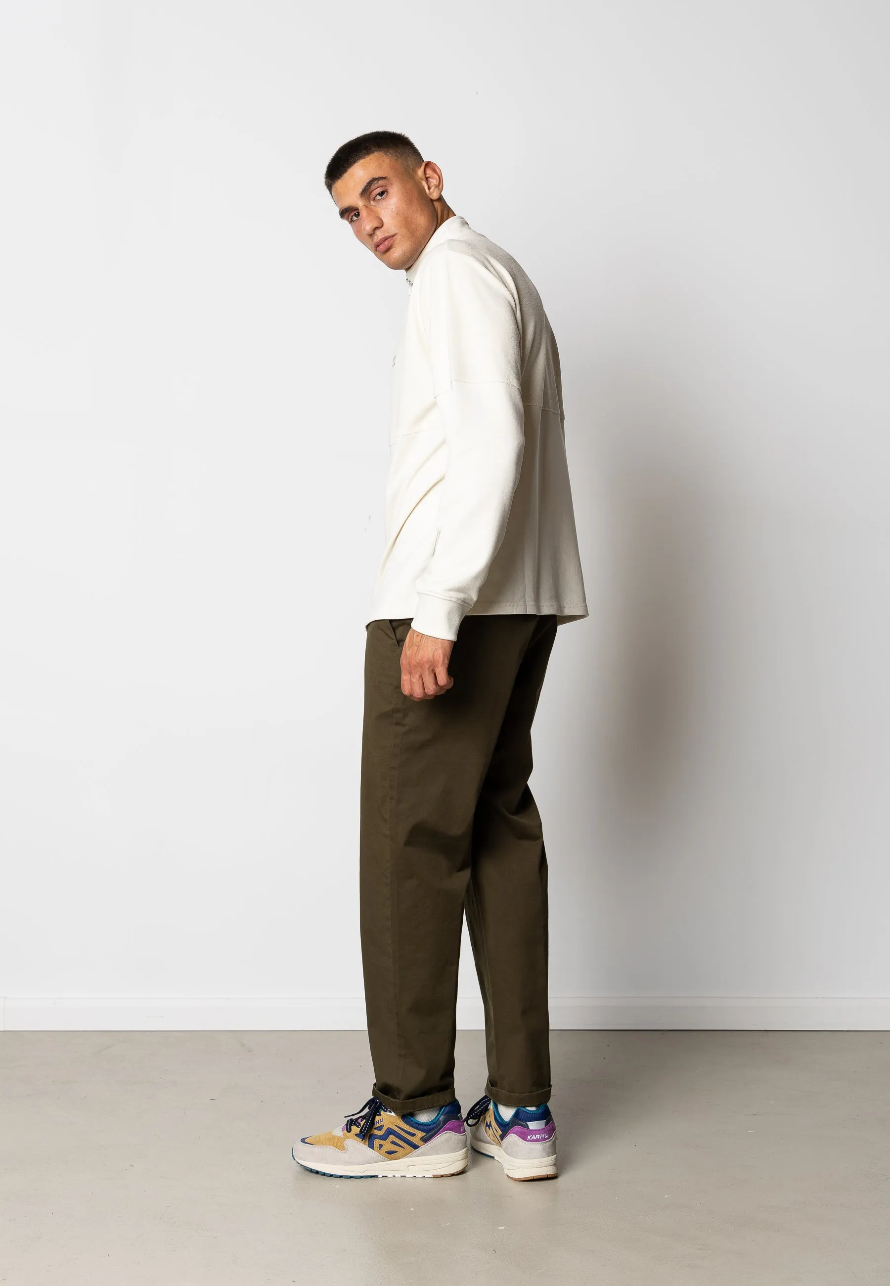 Tokyo twill chinos - Bottle Grøn