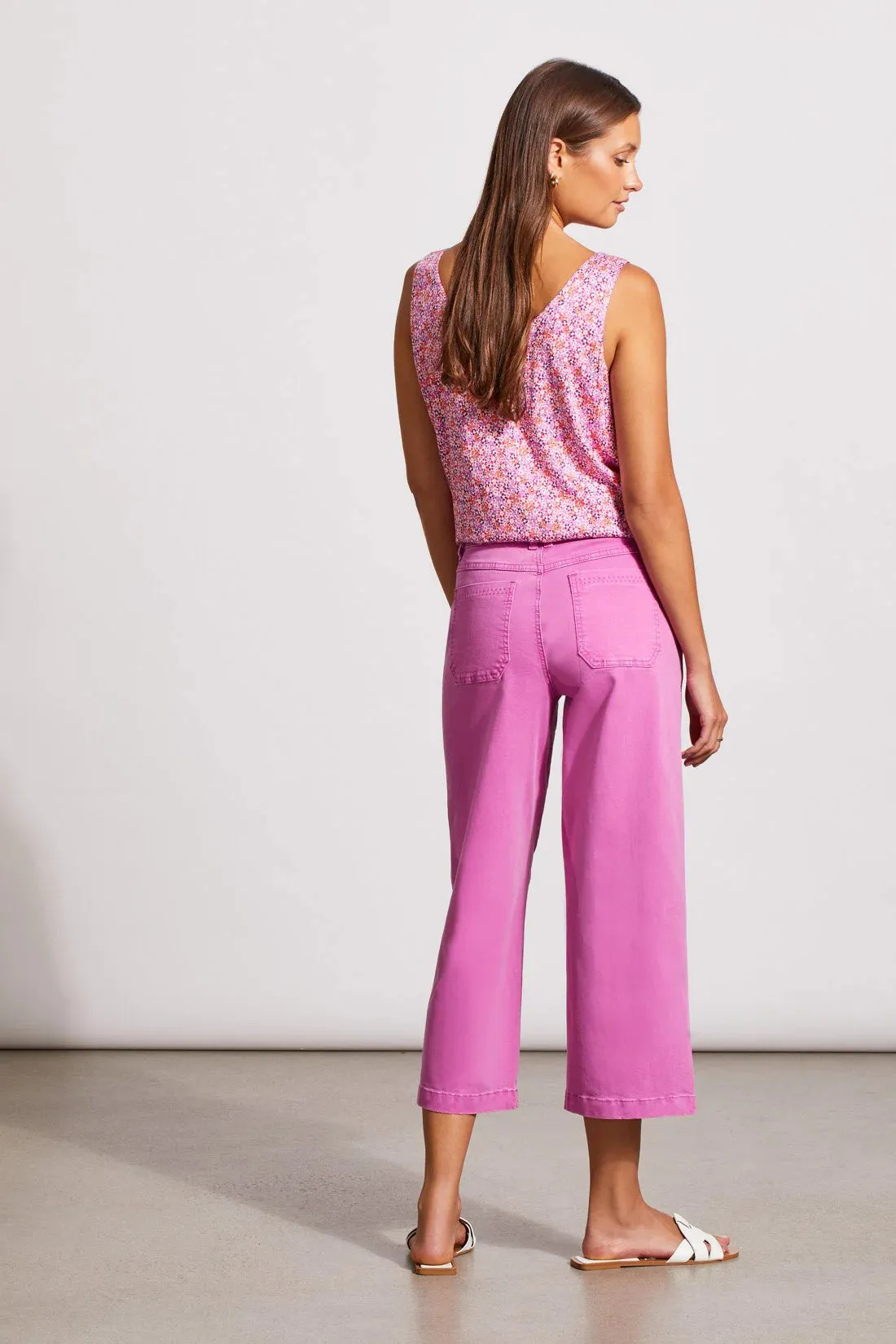 Tribal 53650 Aubrey Button Fly Wide Let Jeans