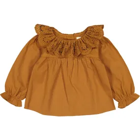 Tunic Delphine Cotton Veil Cognac
