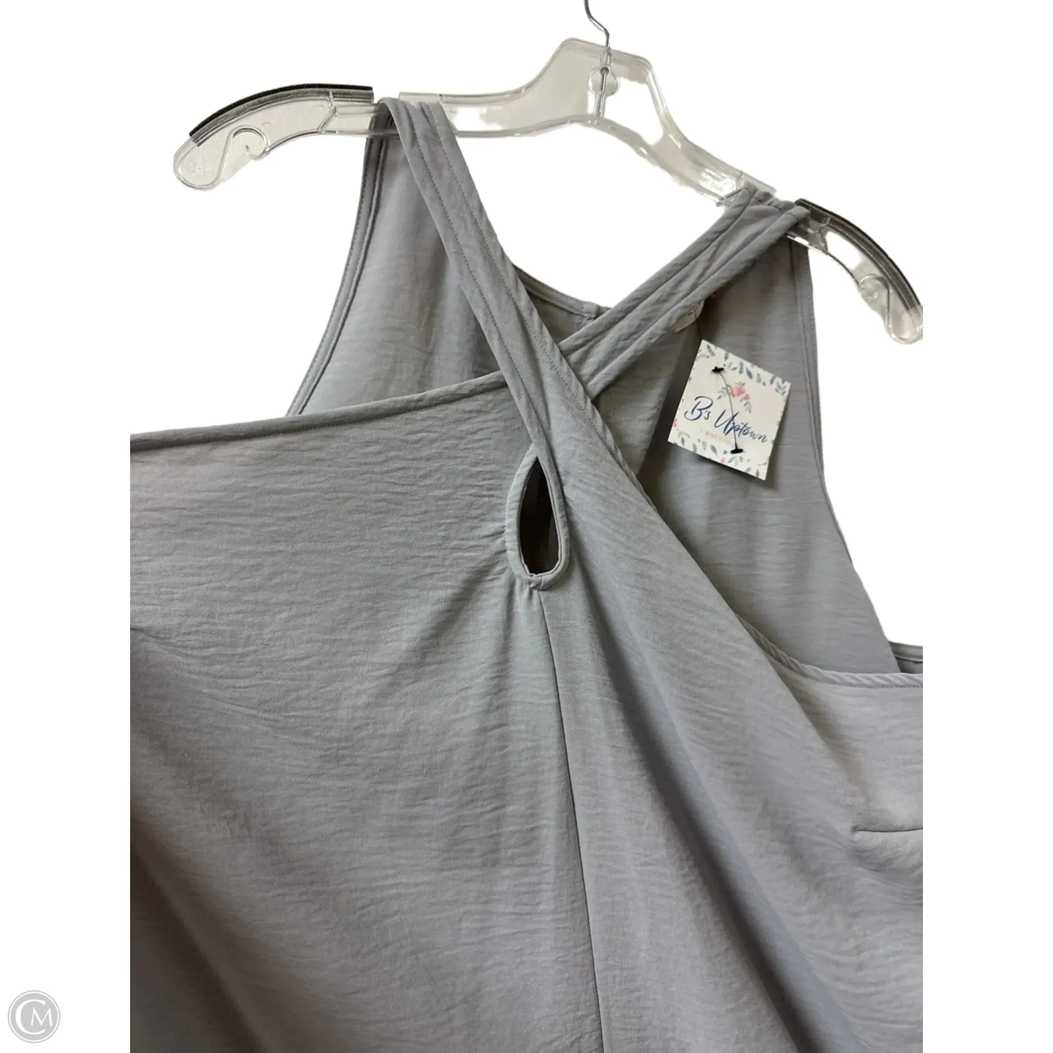 Tunic Sleeveless By 143 Story In Grey, Size: 3x