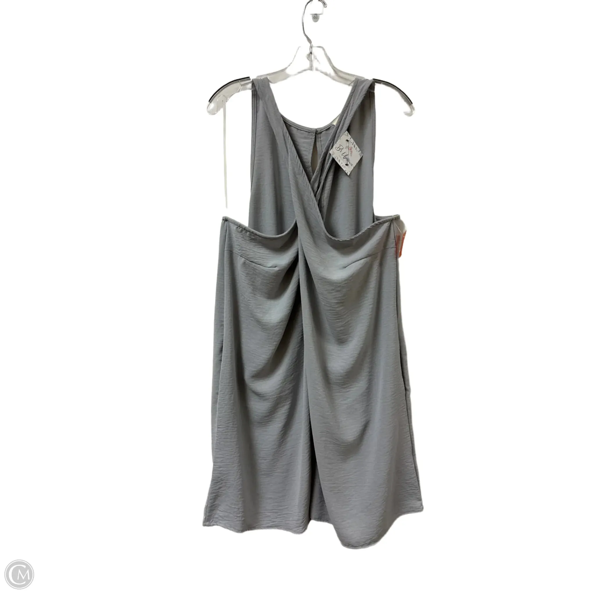 Tunic Sleeveless By 143 Story In Grey, Size: 3x