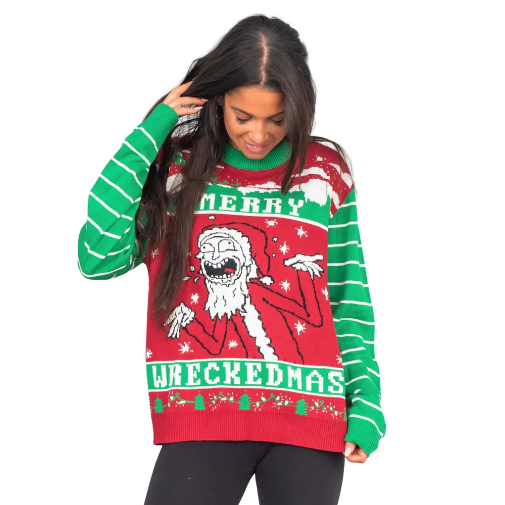 Ugly Christmas Sweater JulesRoche Rick & Morty Edition