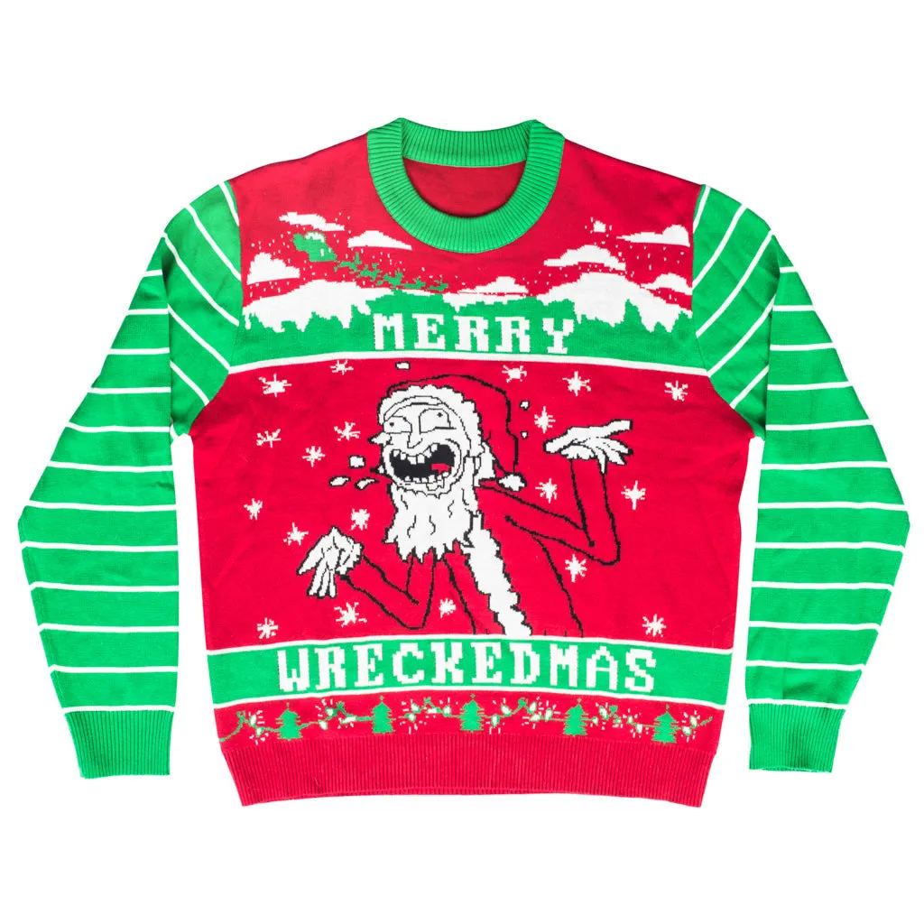 Ugly Christmas Sweater JulesRoche Rick & Morty Edition