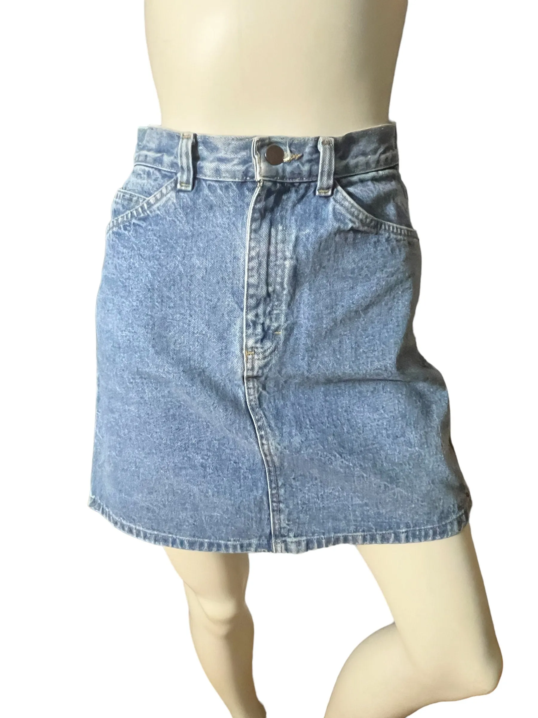 Vintage 80's jean skirt XS Sierra West