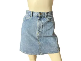 Vintage 80's jean skirt XS Sierra West