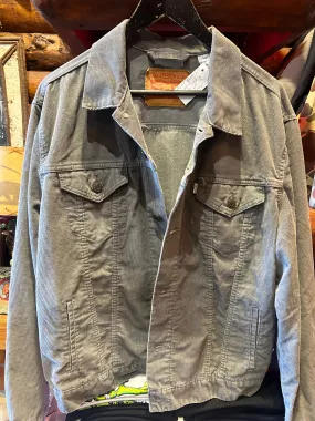 Vintage Cord Grey Levis Jacket, Large