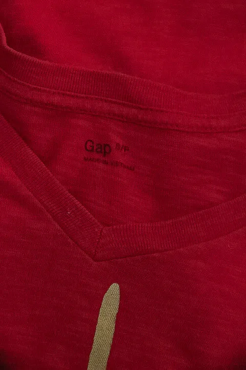 Vintage red Gap graphics small tees