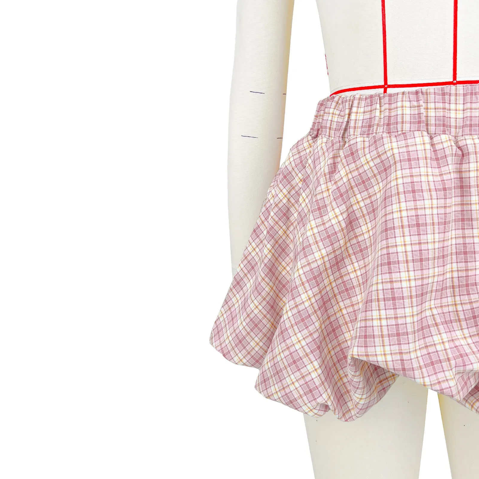 Women Classic Plaid Pant skirt