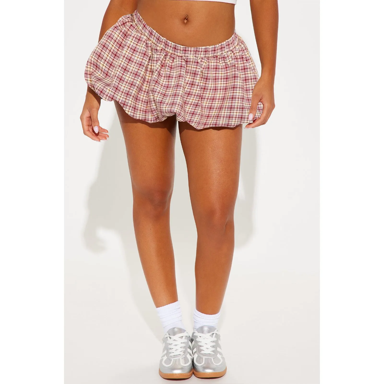 Women Classic Plaid Pant skirt