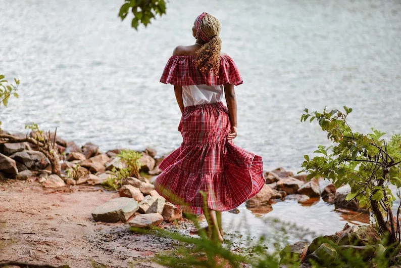 Women’s Bandana Outfit of Jamaica