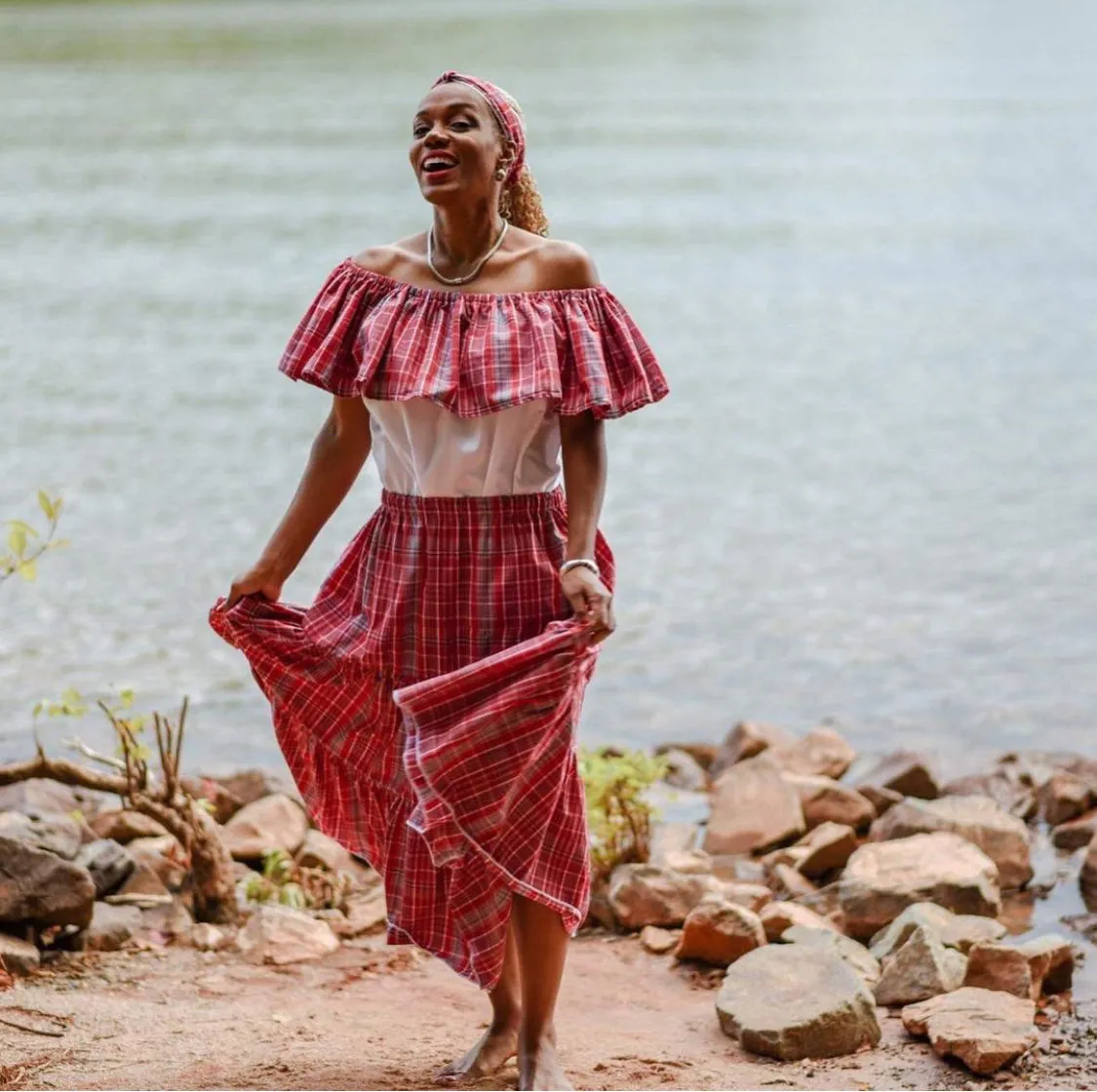Women’s Bandana Outfit of Jamaica