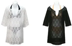 women's fashion pullover lace cover-ups - sizes s-xl Case of 24