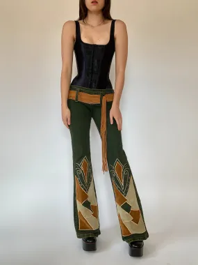 Y2K Boho Jeans - Small